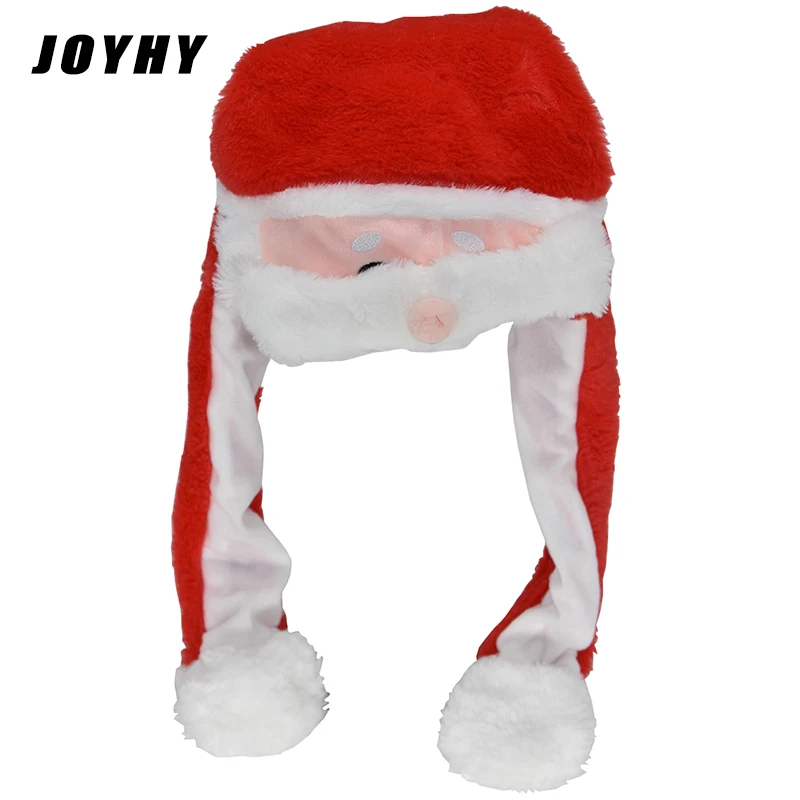 

Милый плюшевый головной убор JOYHY в виде усов с изображением Санта-Клауса, животных, с лапой, взрослые, женские, дети, мальчики, девочки, Рождество