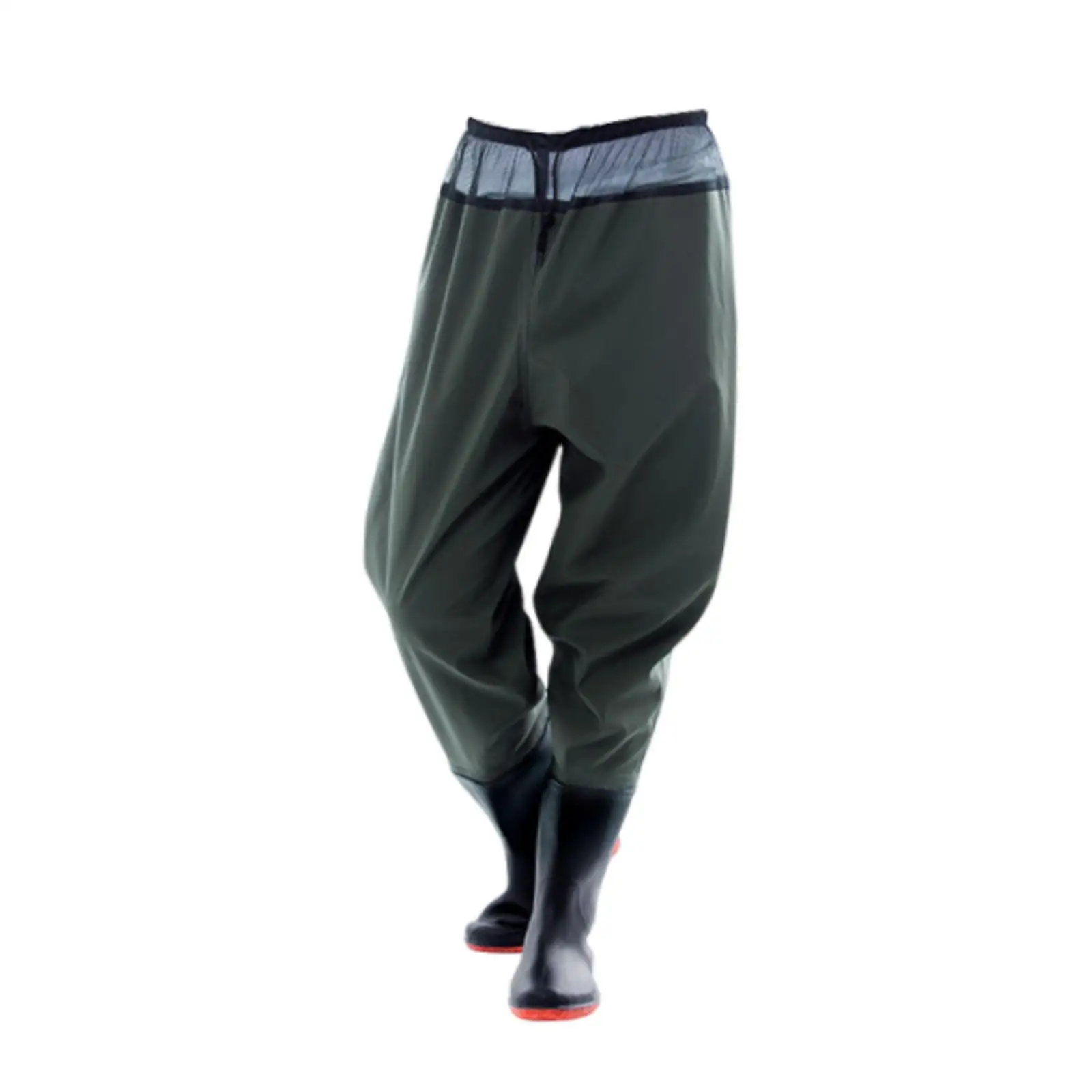 Fishing Waders Waist Waders Portable with Nonslip Boots Wading Pants Fishing Trousers for Hunting Agriculture Outdoor