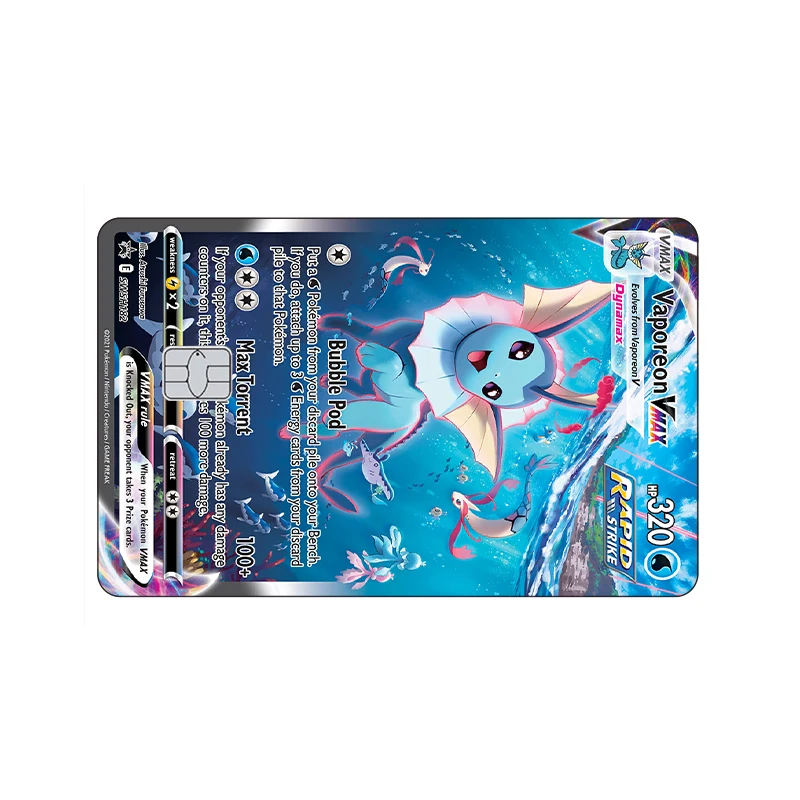 Pokemon Holographic Credit/Debit Card Skin Sticker - Decal For Visa, Mastercard, ATM Cards Pokemon Holographic Credit/Debit Card Skin Sticker - Decal For Visa, Mastercard, ATM Cards