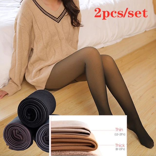 2pcs High Quality Women Tights Pantyhose Transparent Elastic Sexy