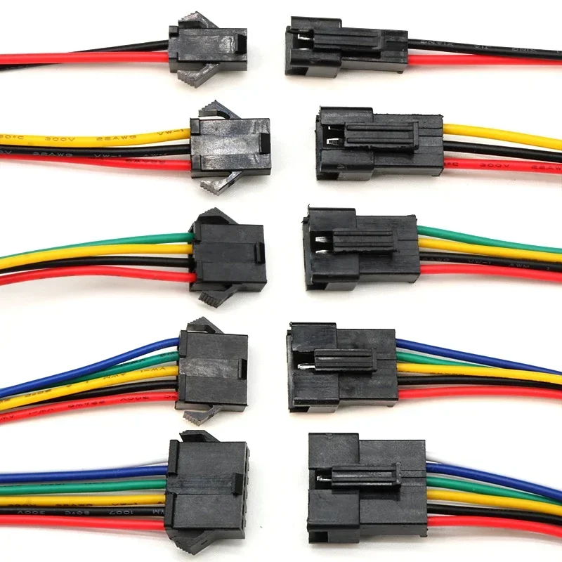 5-10-20pairs-JST-LED-Strip-Connector-Male-and-Female-Plug-LED-Downlight ...