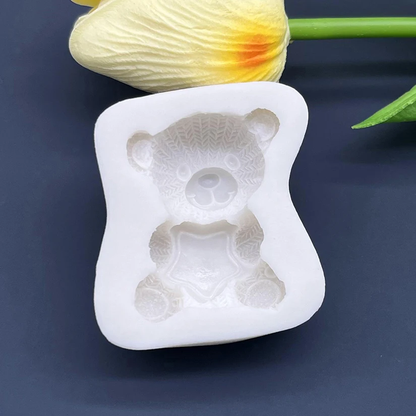 Bär Stern Silikonform Sugarcraft Cupcake Backform Fondant Kuchen Dekorieren Werkzeuge – Detail 2