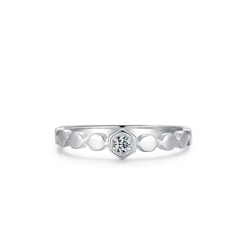 

2023 mother's Day Collection Crystal Stone Ring Irregular Zirconia Wedding Rings for Women MM22
