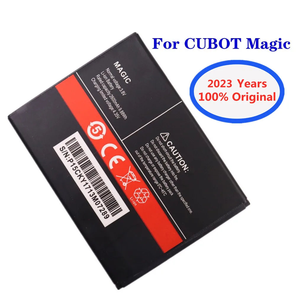 

2023 100% Новый оригинальный аккумулятор MAGIC для CUBOT MAGIC 2600 мАч, Высококачественная батарея в наличии + номер отслеживания