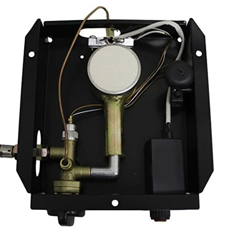 1 סט 47000 BTU מודול מחממת פטיו להחלפה עם ערכת הרכבה של מתקן לשמירה על צינור זכוכית 4 צדדים