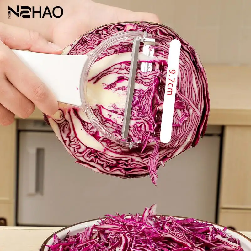 Pneatdez Cabbage Shredder, Peeler, Slicer, Cutter, Grater - Large Vegetable  Y Peeler for Cabbage, Coleslaw Sauerkraut with Wide Blade (Set of 2