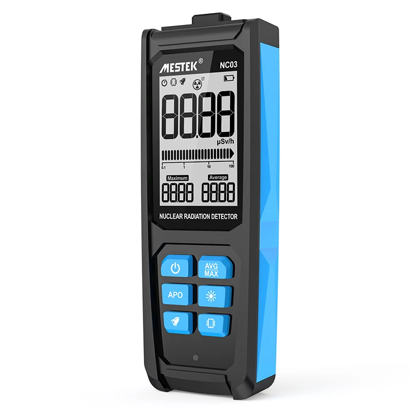Mestek Nuclear Radiation Detector Geiger Miller Counter Radiation Dosimeter X &gamma; &beta; ray Radioactivity Meter Sound Alarm Radiometer