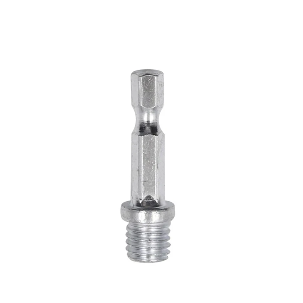 Drill Chuck Connecting Rod 1/4 2pcs Connecting Rod Adapter Metal Material Polishing Disc Connection Screwdriver