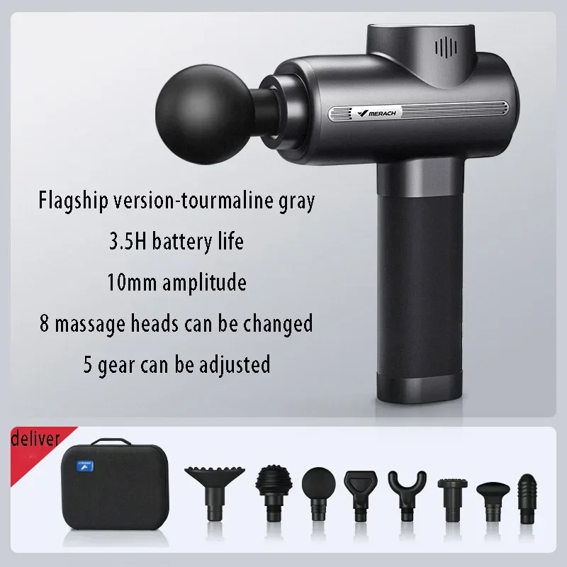 9D1C Massage Gun Lightweight Professional Grade Fascia Gun Sports Fitness Muscle High Frequency Vibration