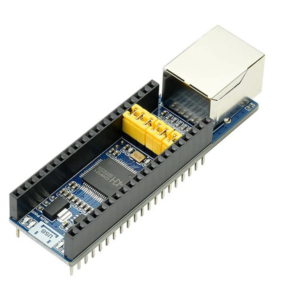 

Pico-ETH-CH9121 Raspberry Pi Pico двухканальная сетевая плата расширения передачи Ethernet-порт модуля последовательного коммунирования