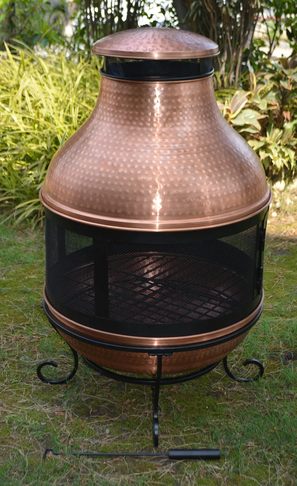 Better Homes u0026 Gardens Wood-Burning Copper Chiminea Fire Pit - AliExpress