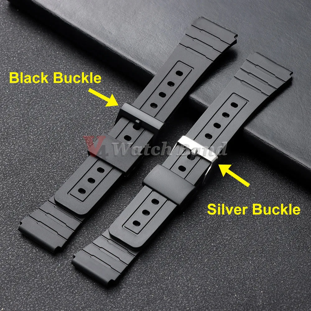 Versatile Silicone Watch Strap - Multiple Sizes Available