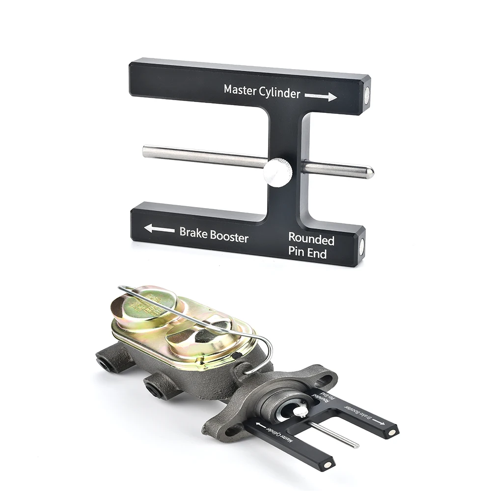 Brake Booster Push Rod Adjustment Tool, Master Cylinder Push Rod Length Gauge for Adjustable Braking Distance of Brake Pedal