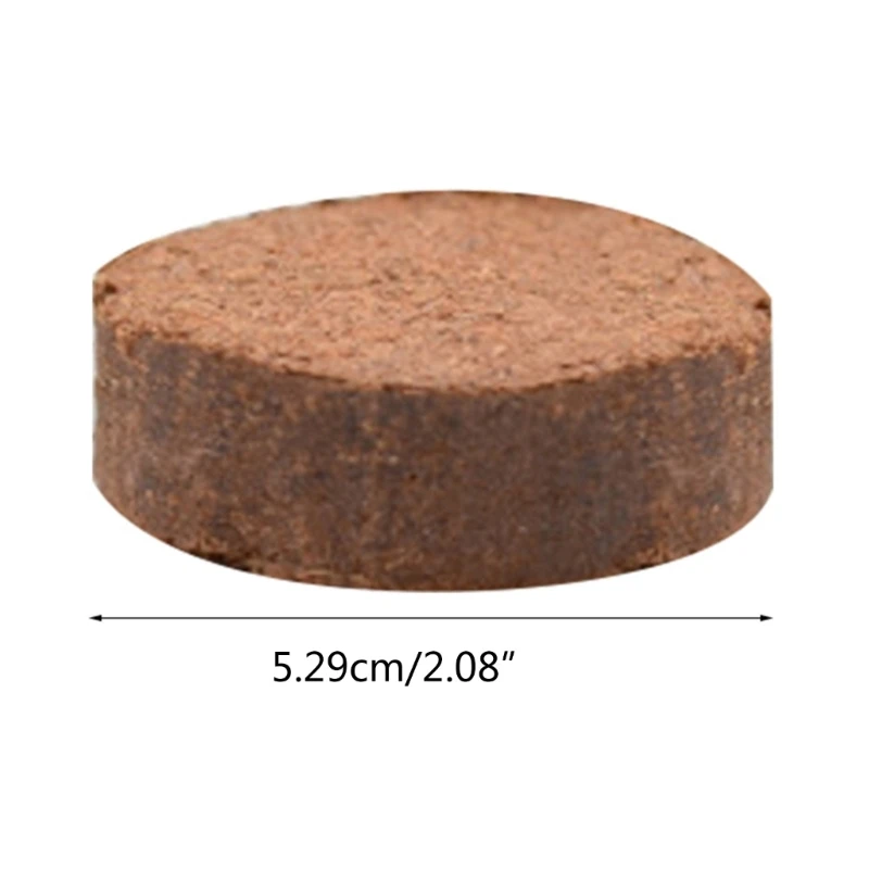 Natural Coir Discs Round Coconut Bricks for Home Gardening Reptile Aquarium 3