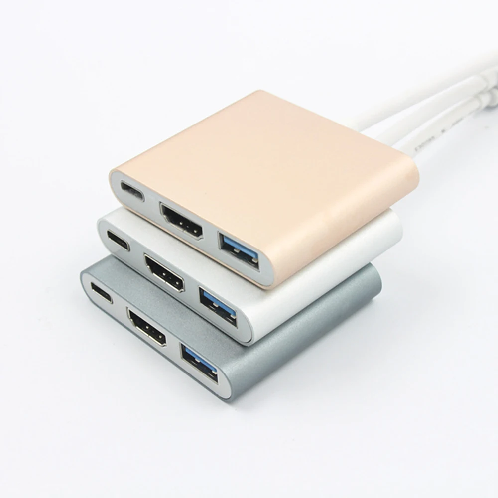 RYRA-3  1 Ÿ C To HDMI ȣȯ USB C 4K ˷̴  , ƺ  Ｚ S9 S10 ȭ P20 P30