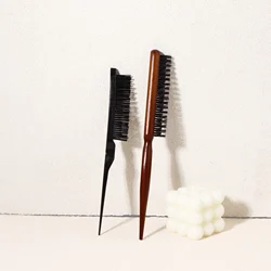 Professional Anti - Static Bristle Hair Styling Brush for Fluffy, Smooth Results (SuL BuDC - DaMaoShu)