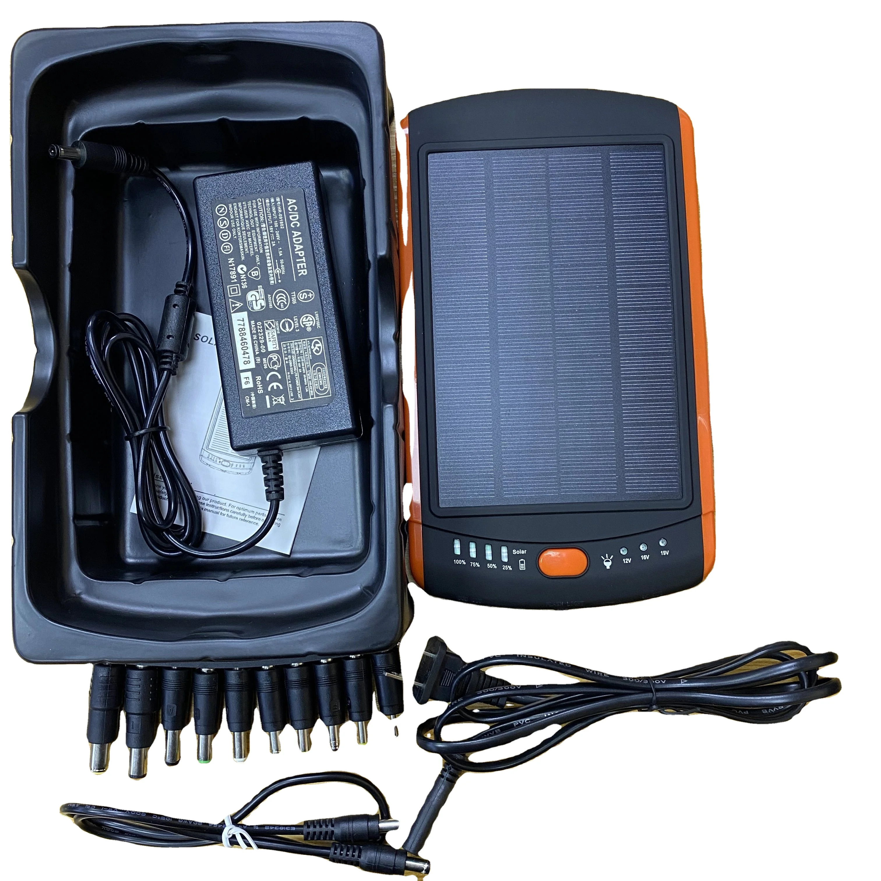 YYHC- Trend for Laptop/mobilephone/ipad High Capacity Laptop Backup Battery 23000mah 85W Solar Charger Solar Power Bank