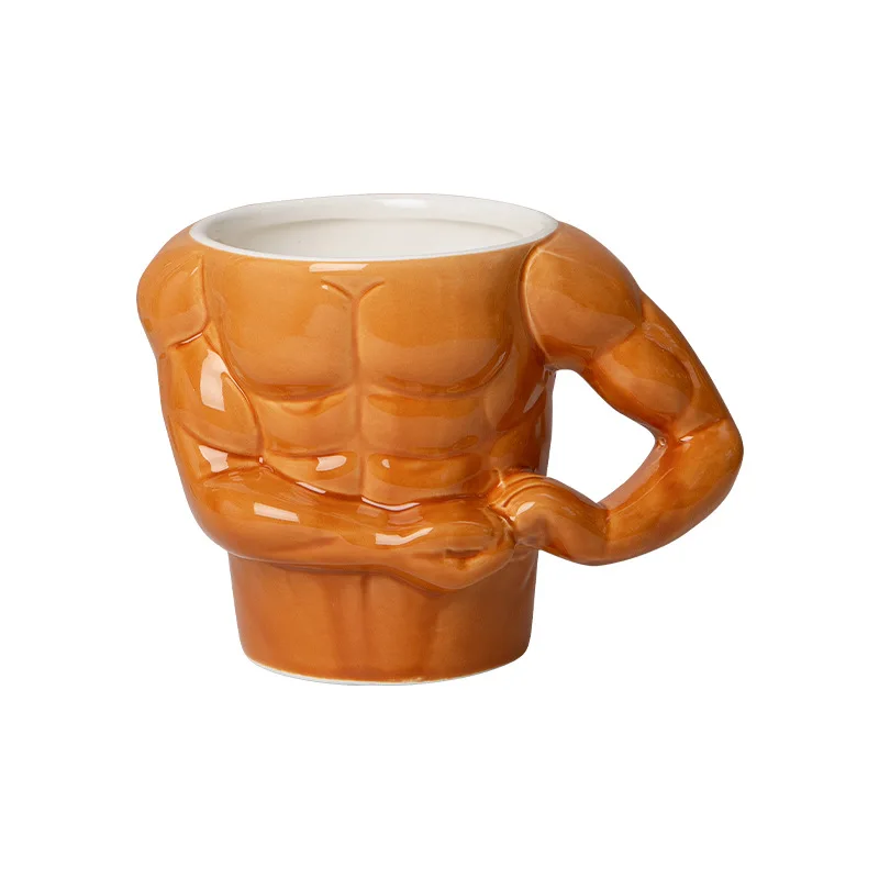 

Muscle Man Mug Ceramic Coffee Cup Ceramic Mug Creative Personality Water Cup Ceramic Cup Birthday Christmas Xmas Gift