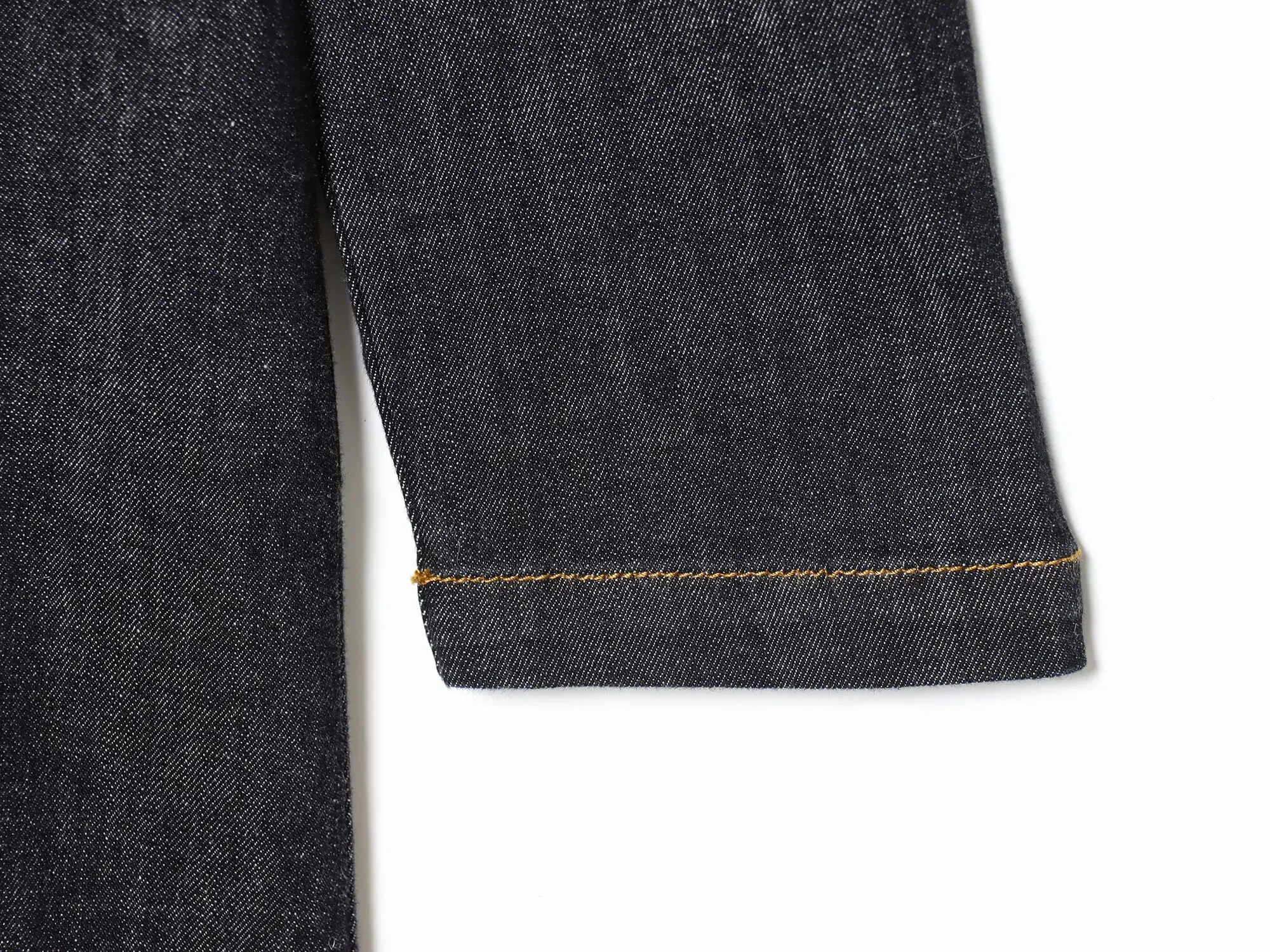 HH Frauen Sommer Vielseitige Mode Hohe Kragen Retro Denim Mini Kleid Weibliche High Street Casual Schlank Zipper Langarm Kleid – Detail 7
