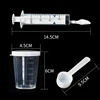 Bird Parrot Feeder Spoon with Manual Syringe Baby Bird Water Milk Medicine Feeding Syringe 20ml 6