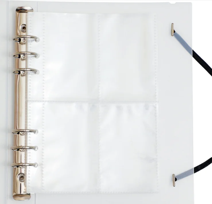 Zipper Binder Photo Card Collection & Organizer Diary Notebook