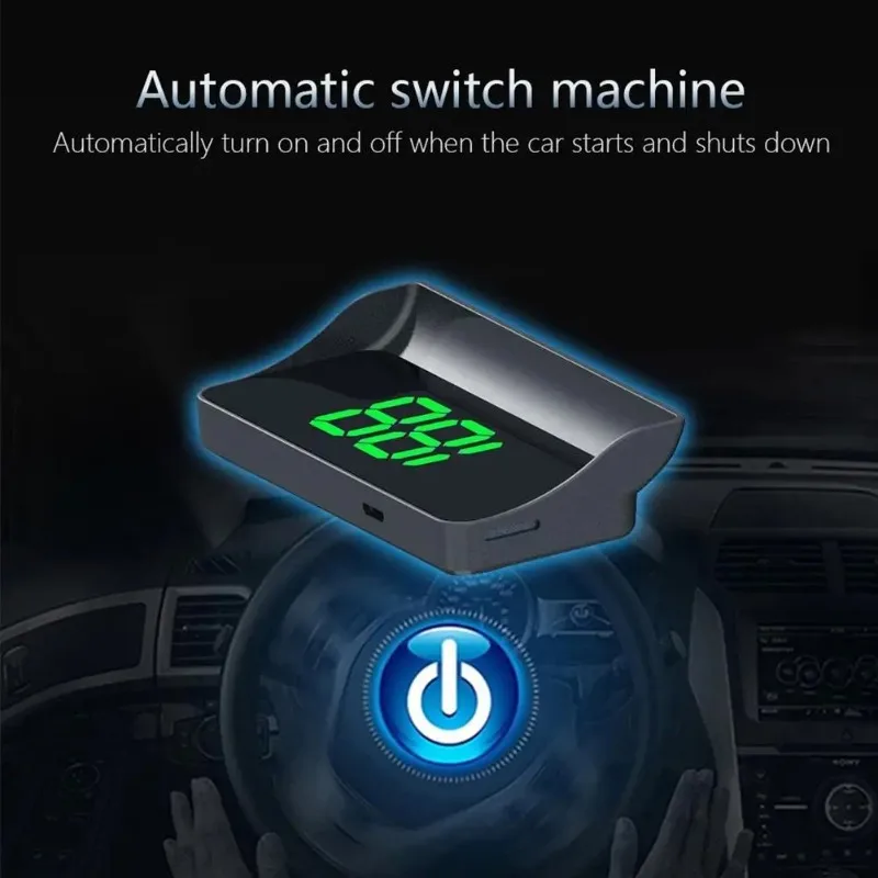 M2 Head Up Display GPS HUD Tachimetro Digitale Plug and Play Universale per Auto con Caratteri Grandi KM/H Proiettore sul Parabrezza Accessori Auto - Image 4
