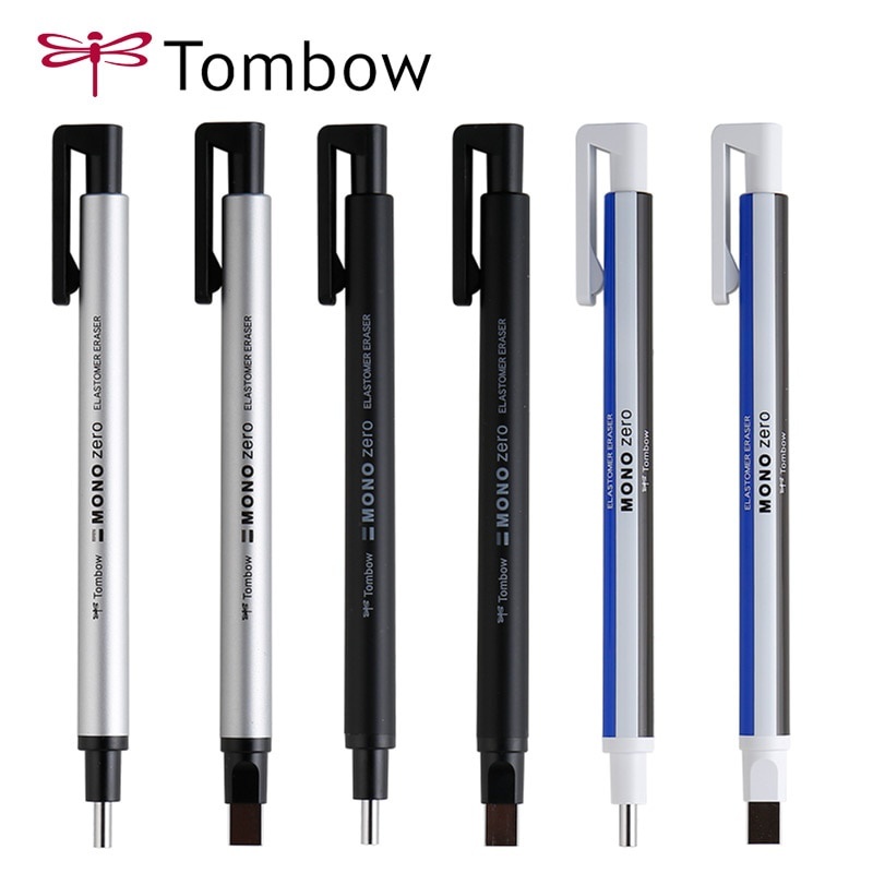 TOMBOW MONO Zero Pen Eraser Professional High Precision Mechanical Pencil Erasers Drawing Sketching Correction Japanese Statione