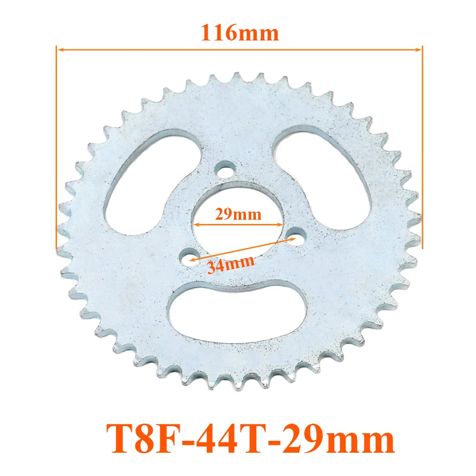T8F 38 T 29mm Rear Chain Sprocket For 43 49cc MiniMoto ATV Pocket Bike Scooter E