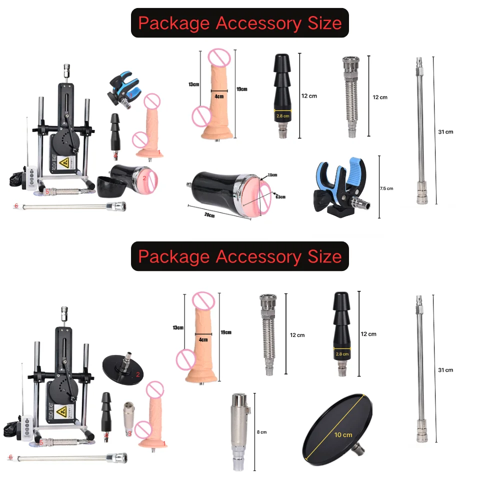 Rough Beast Female Sex Machine Automatic Masturbation Pump Gun Remote Control Adult Sex Machine and Big Dildo Toy