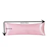 1pc Luxurious Satin Pillowcase for Hair and Skin Care Soft, Silky, Long Body Pillow Cover for Bedroom,Hotel, and Home Decor 5