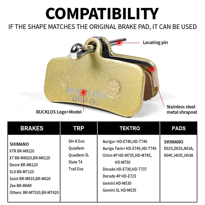 NT-BP018 Pastillas Frenos Compatible Con Shimano - Foto 2