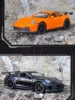 New 1:32 Porsche 911 GT3 Supercar Alloy Car Model With Pull Back Sound Light Children Gift Collection Diecast Toy Model Ornament 2