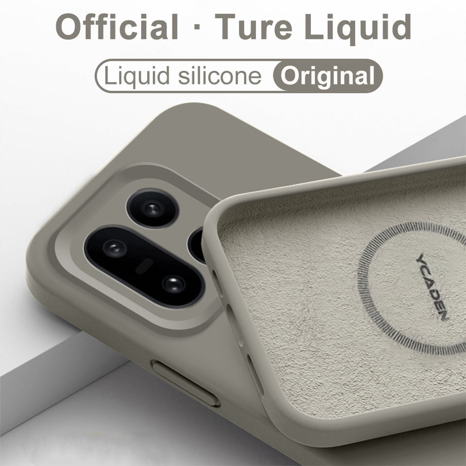 Original Liquid Silicone For Magsafe Magnetic Case For Oneplus 15 13 12 Ace6 Ace5 Pro Wireless Charge Shockproof Soft Back Cover