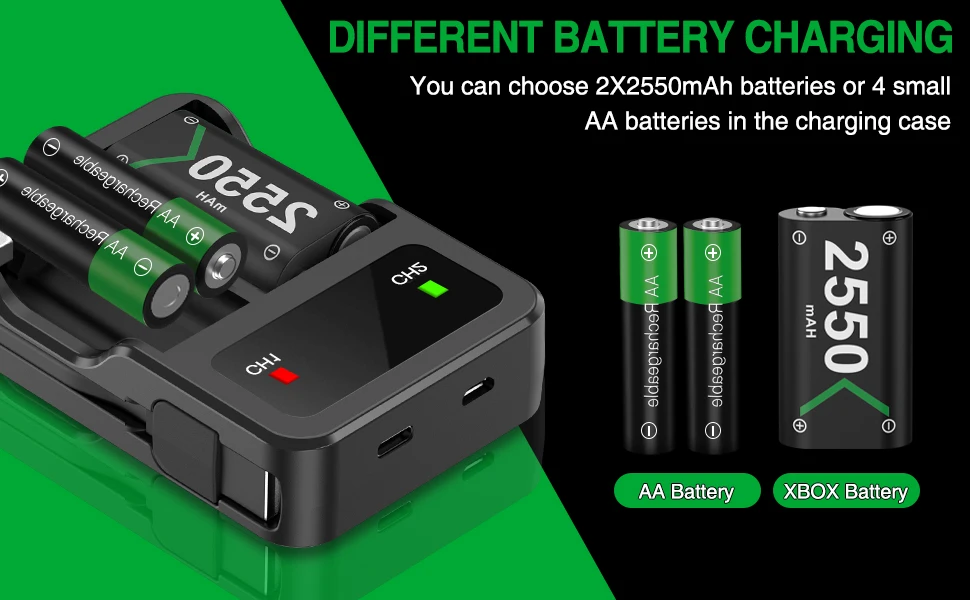 xbox series s 4 baterias pack para