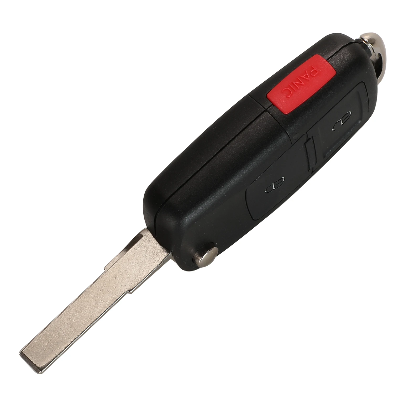 jingyuqin Folding Car Remote Key Shell Case For VW Passat Polo Golf Touran Bora Ibiza Leon Octavia Fabia With/Without Blade 3