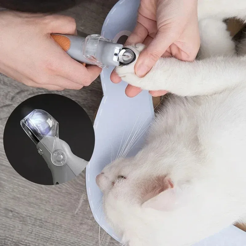 Professional Pet Nail Clipper Scissors With LED Light Cat Dog Nail Clippers Tool Scissors Toeclaw Cutter Pet Suppl