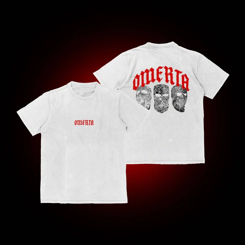 Omerta 47 Boxing Fan Print Men's Loose Crew Neck T-shirt Can Be Paired with A Sporty Fashion T-shirt for Both Men and Women 5