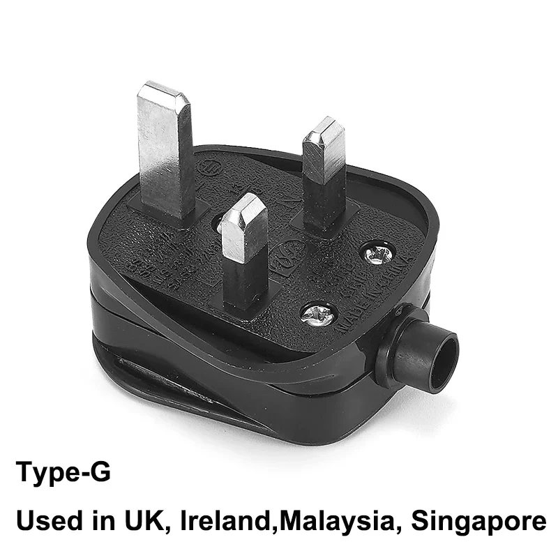 UK Plug-Black