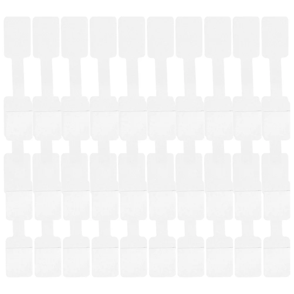 

100pcs Computer Cord Tags Identification Cable Tags Adhesive Cable Stickers