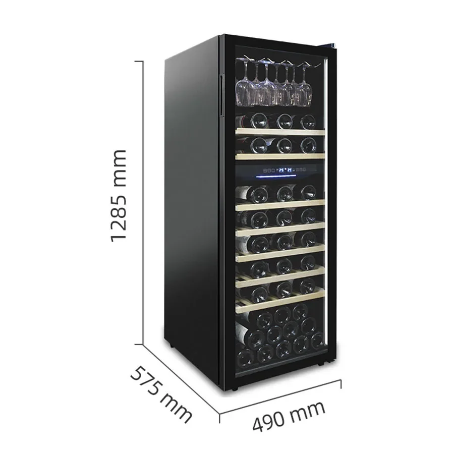 Home Wine Rack Houses Small Single Cooler Refrigerator Black Storage Cube Thermostatic Bar Cabinet Galss Szafka Club Furniture