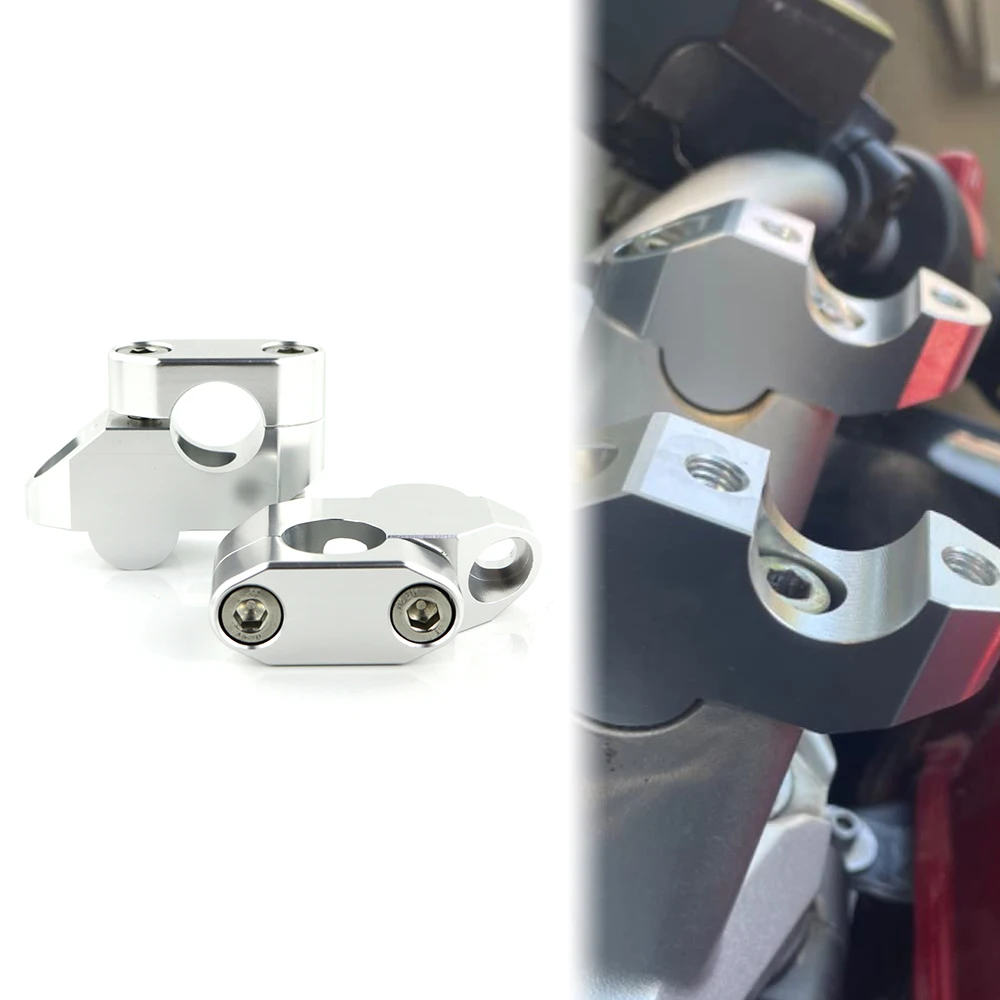 Rehausseurs De Guidon Moto 20mm Pour BMW - Compatible R1200R, S1000R, F800R, F800GS, G650X (diamètre 28mm/1 1/8")