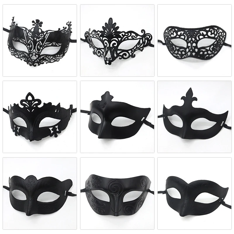 1PC Masquerade Mask Vintage Prince Half Face Plastic Halloween Costume Party Women Men superhero mask