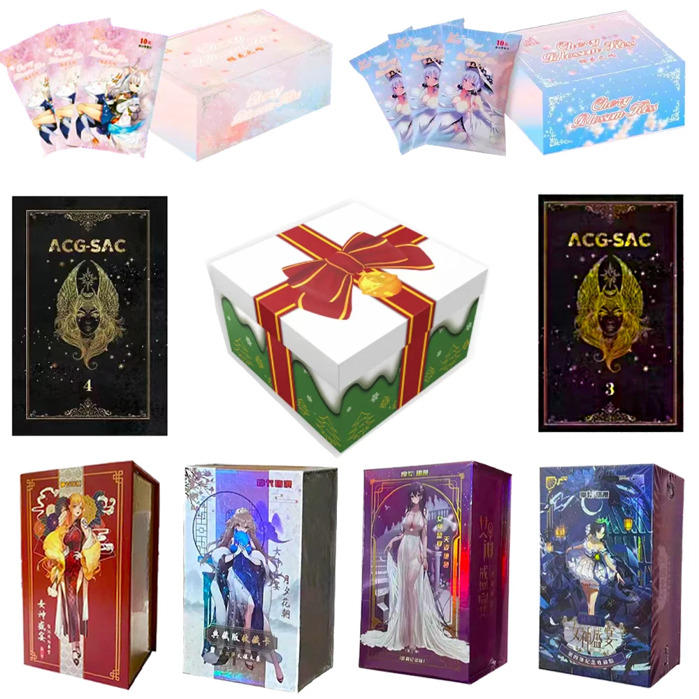 

New Goddess Story Booster Collection Card Box Girl Party Swimsuit Bikini Anime Game Toys Gift Children's Christmas
