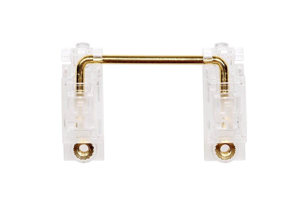 everglide transparente ouro chapeado pcb parafuso no estabilizador para teclado mecânico transparente preto claro