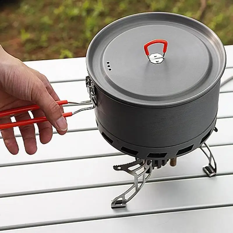 Outdoor Cooking Pot Compact Camping Pots Non-Stick Lightweight Portable Multipurpose for Fishing
