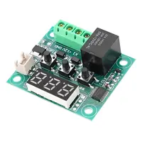 W1209 with Case 12V DC Digital Temperature Controller Board Micro Digital Thermostat Electronic Temperature Temp Control Module 4