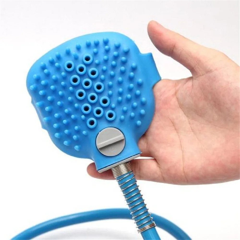 Dog Bath Head Tool Comfortable Massager Shower Head Tool Cleaning Washing Sprayer Dog Brush Pet Bathing Supplies Dog Accessories images - 6