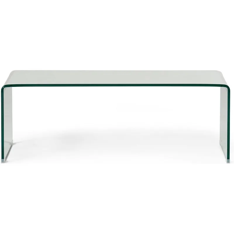 Clear Patel 12mm tempered glass coffee table perfect for modern furniture decor 4