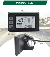 UART2 P3H vélo électrique LCD affichage compteur SM/prise de connexion étanche Ebike accessoires d'affichage intelligent 1