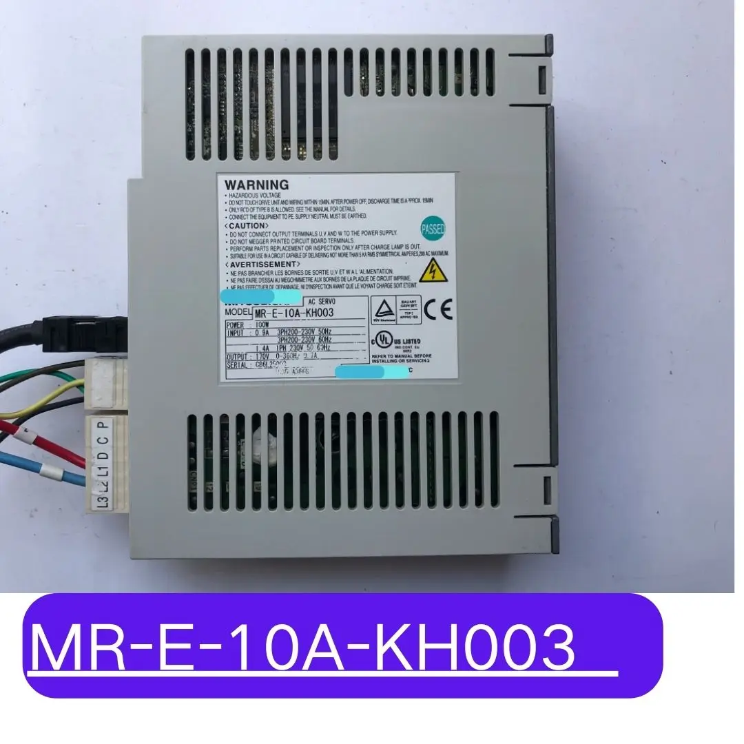 중고 MR-E-10A-KH003 서보 드라이버, 100W 테스트 OK, 빠른 배송